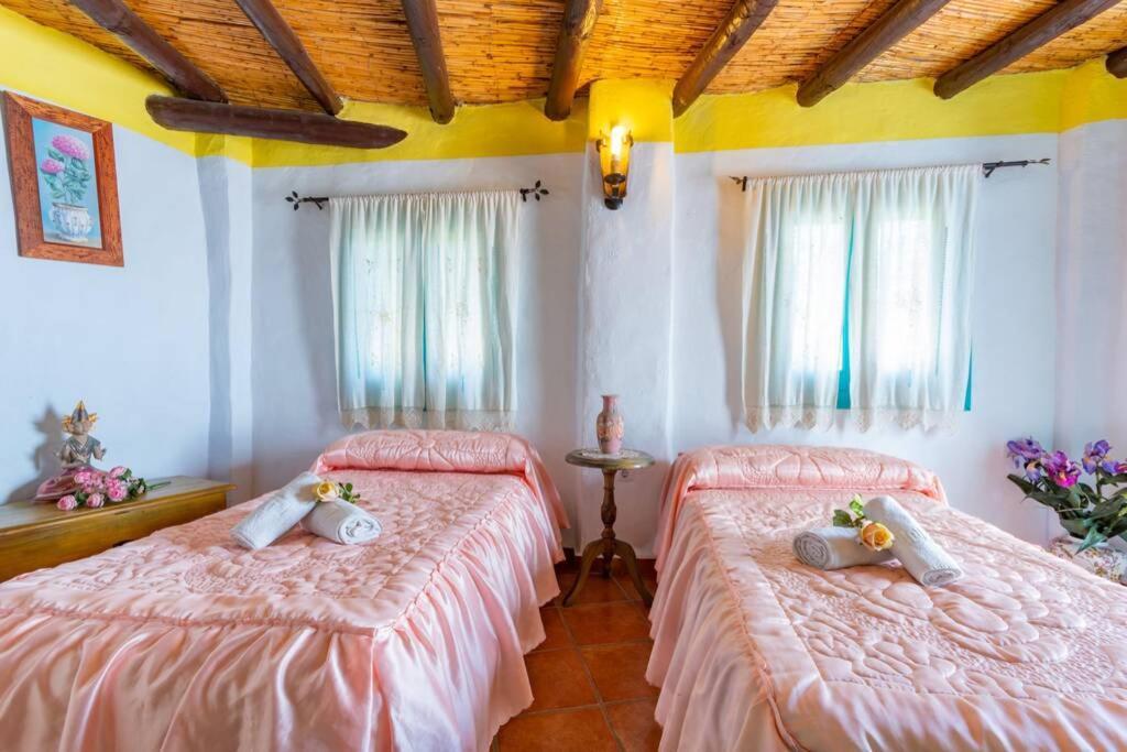 Casa Rosa, Con Encanto Y Piscina Climatizada Frigiliana Eksteriør billede
